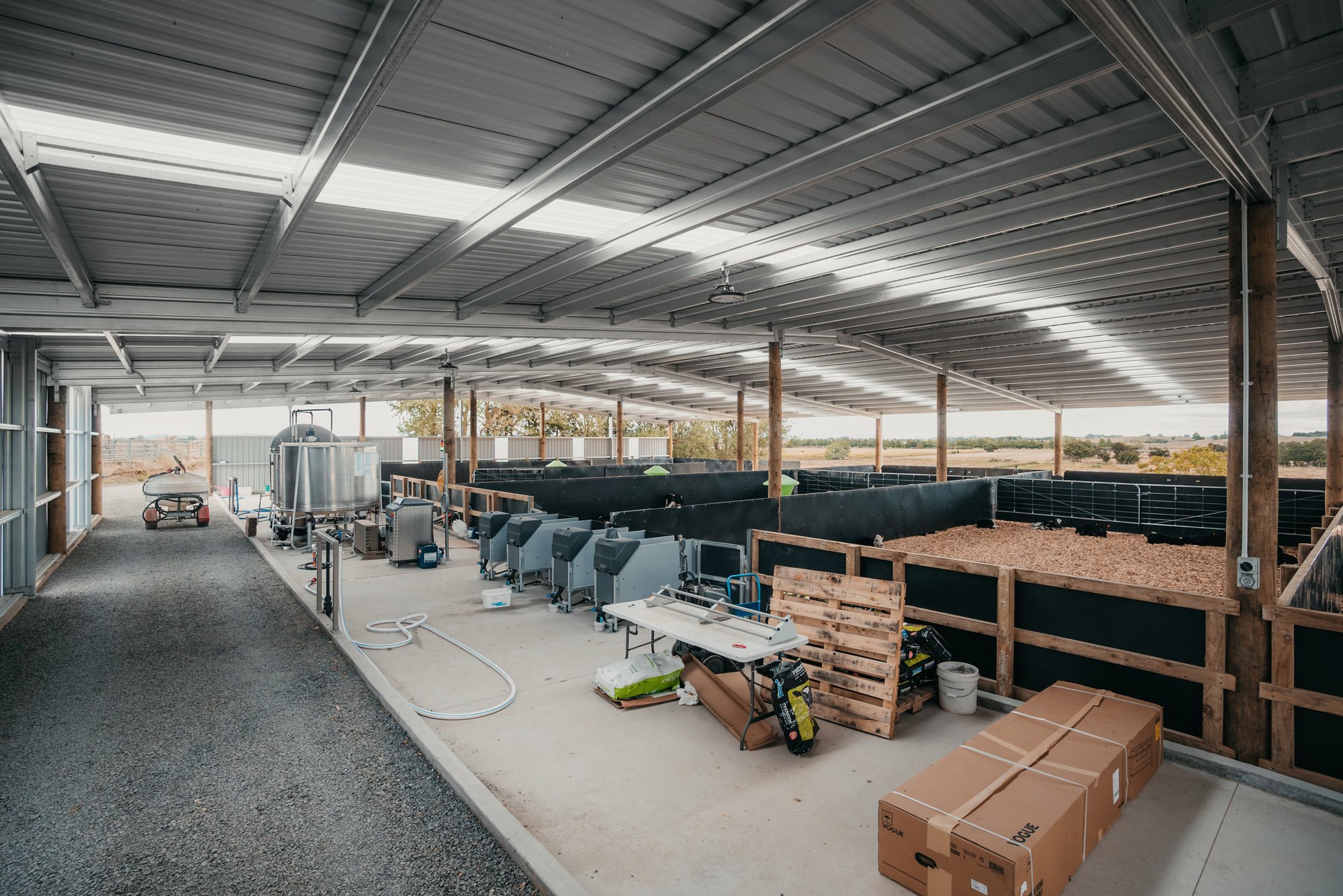 Calf and Implement Shed