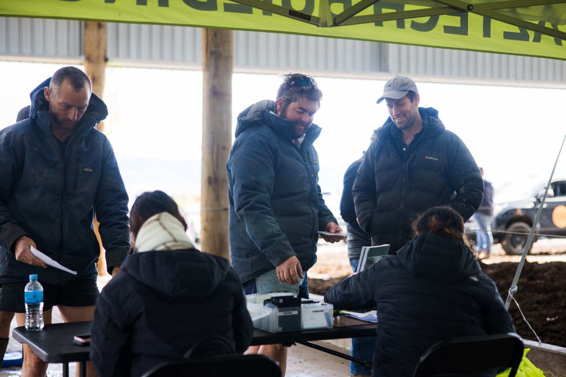 Aztech Composting Barn Roadshow event at a Canterbury dairy farm