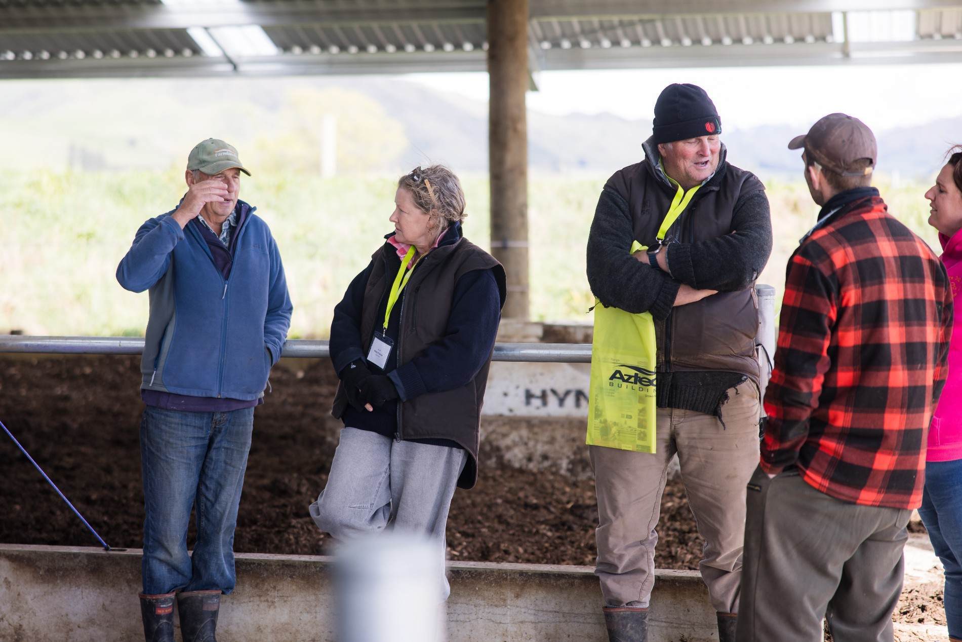 Aztech Composting Barn Roadshow event at a Canterbury dairy farm
