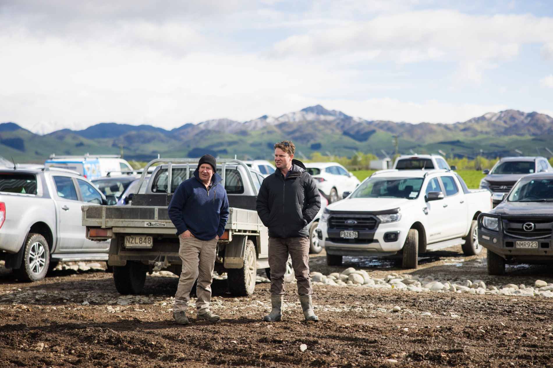 Aztech Composting Barn Roadshow event at a Canterbury dairy farm
