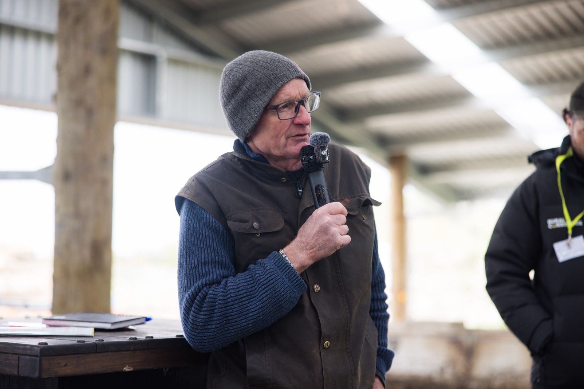 Aztech Composting Barn Roadshow event at a Canterbury dairy farm