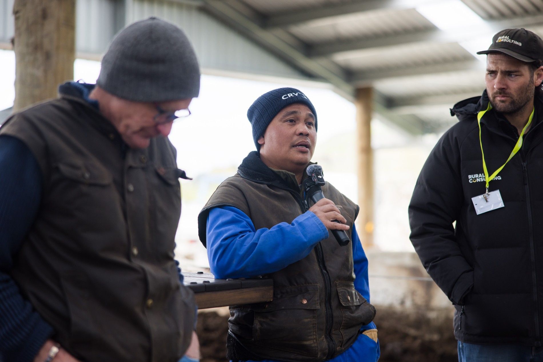 Aztech Composting Barn Roadshow event at a Canterbury dairy farm
