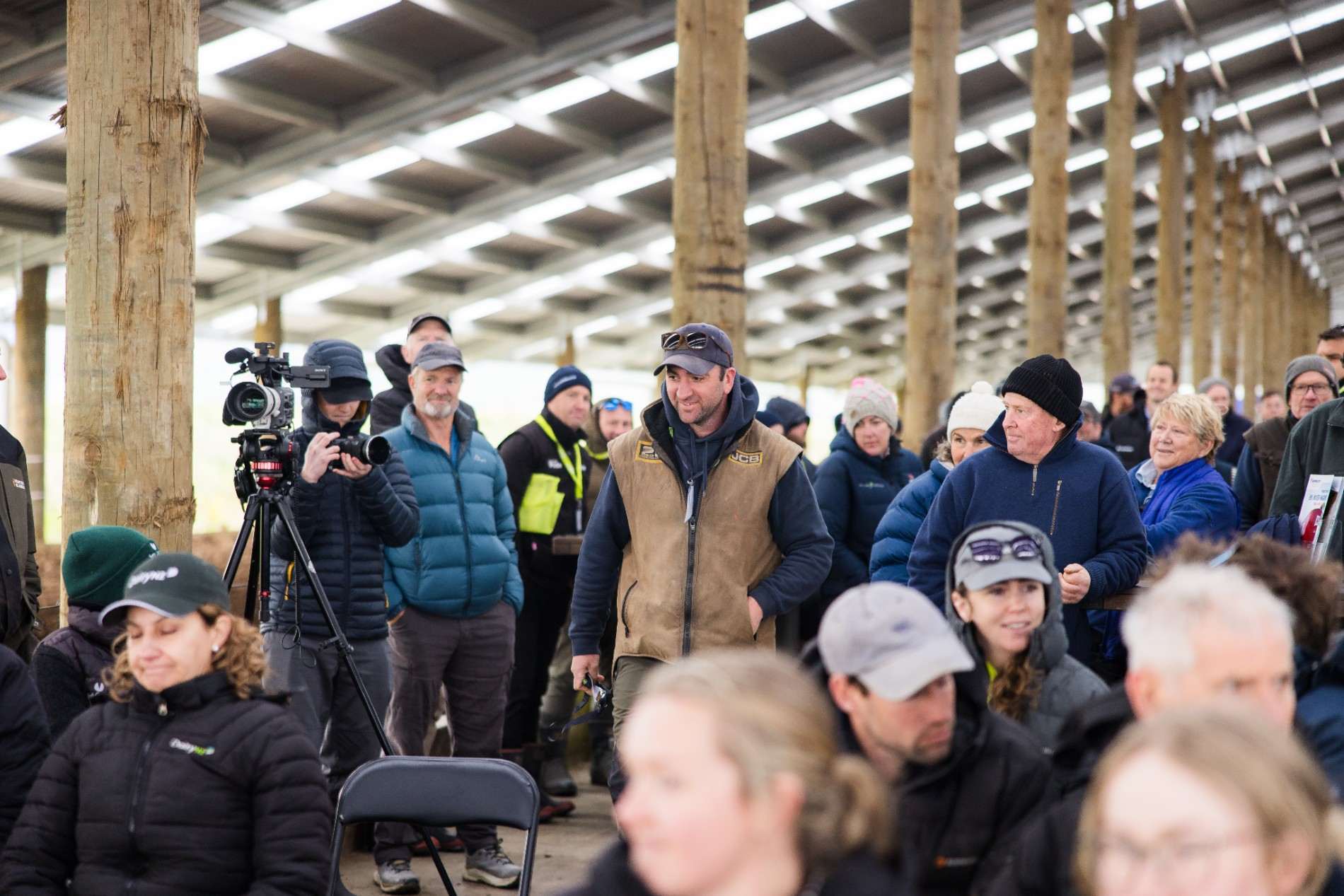 Aztech Composting Barn Roadshow event at a Canterbury dairy farm