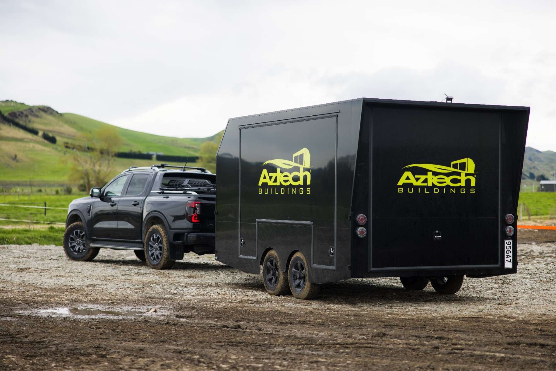 Aztech Composting Barn Roadshow event at a Canterbury dairy farm