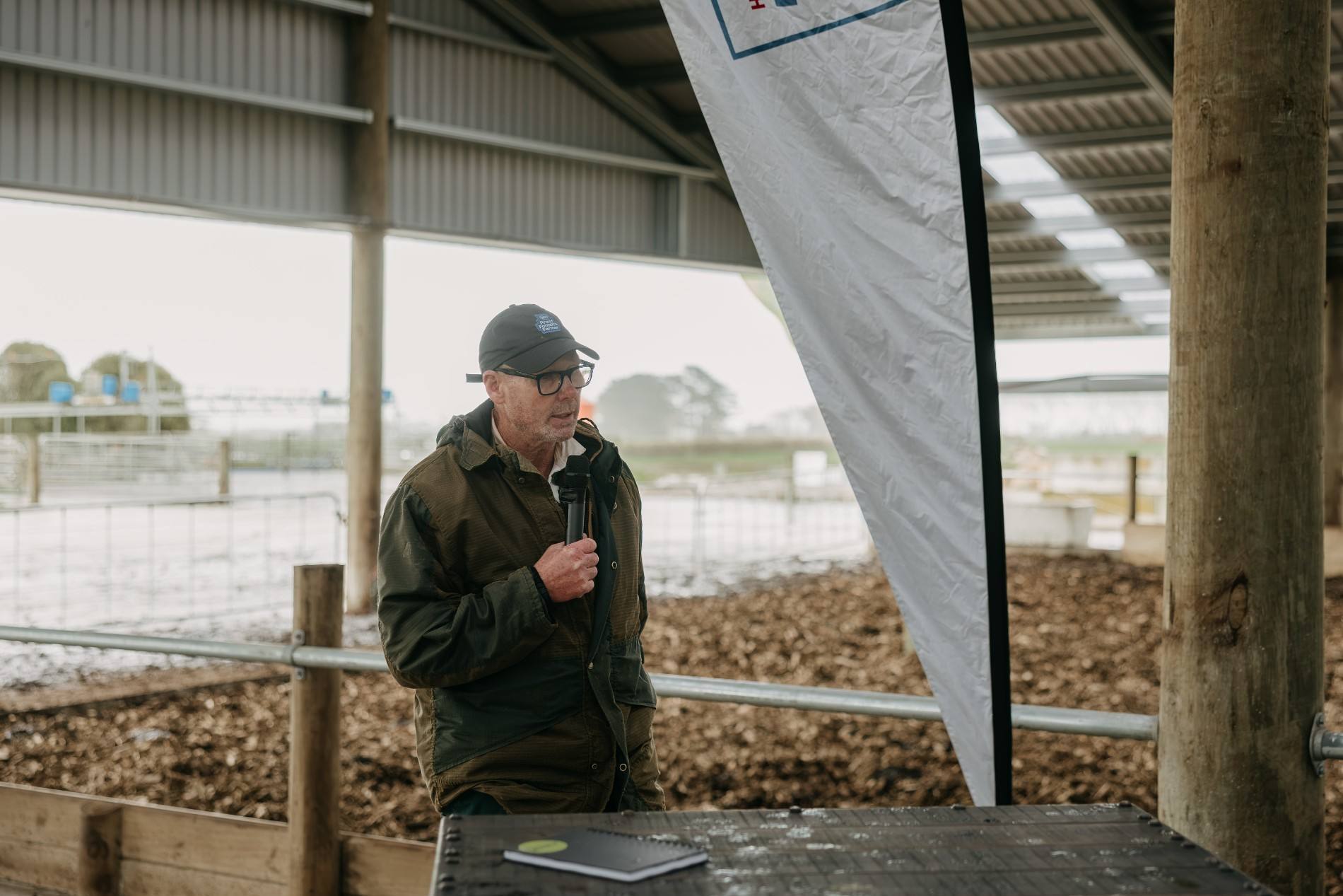 Taranaki composting barn roadshow at Campbell Clayton-Greene’s dairy farm