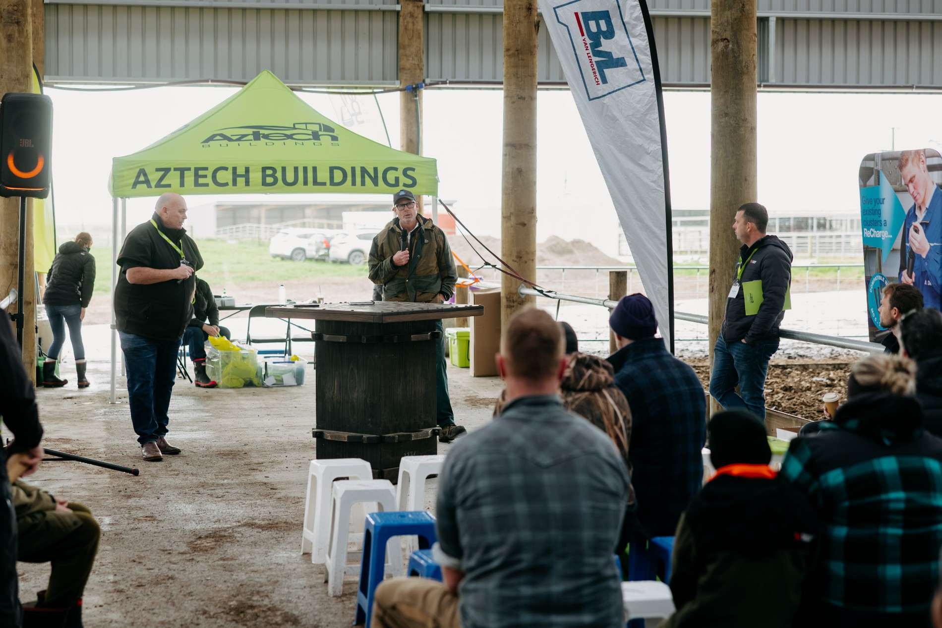 Taranaki composting barn roadshow at Campbell Clayton-Greene’s dairy farm