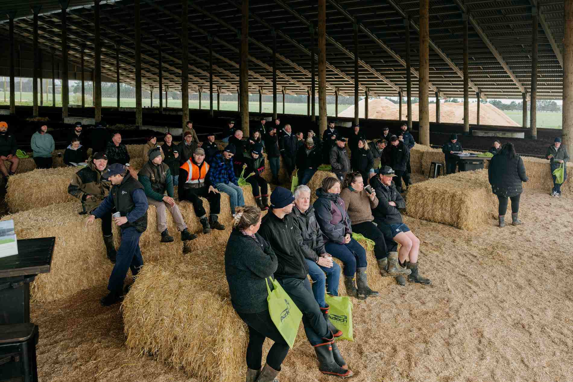 Composting barn roadshow at Waka Dairies in Dannevirke