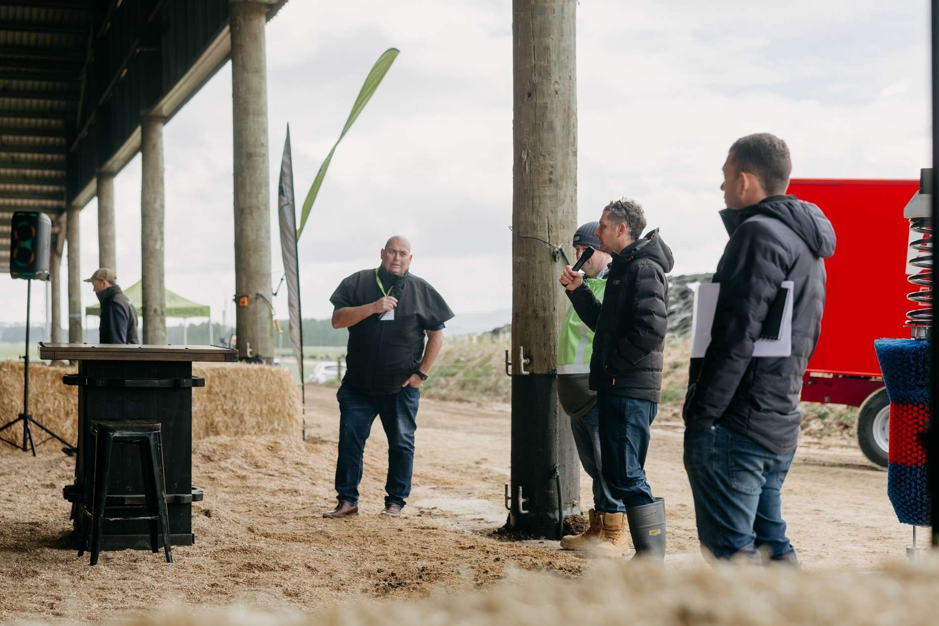Composting barn roadshow at Waka Dairies in Dannevirke