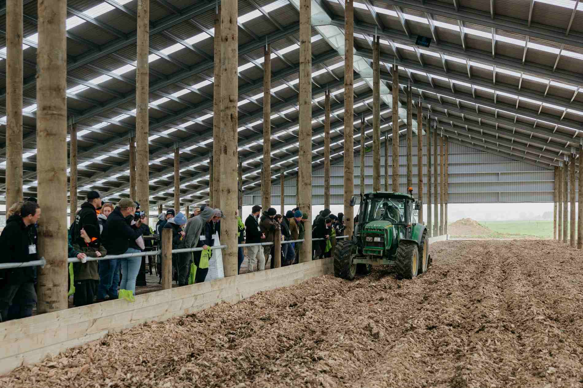 Taranaki composting barn roadshow at Campbell Clayton-Greene’s dairy farm