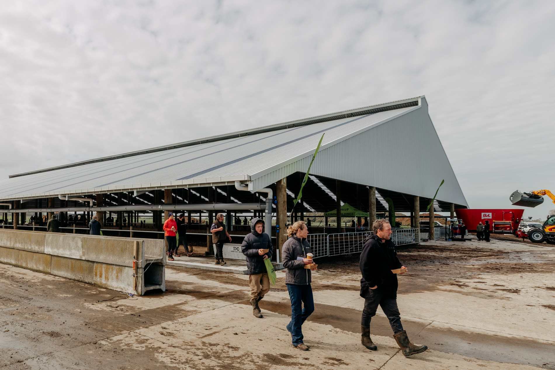 Taranaki composting barn roadshow at Campbell Clayton-Greene’s dairy farm