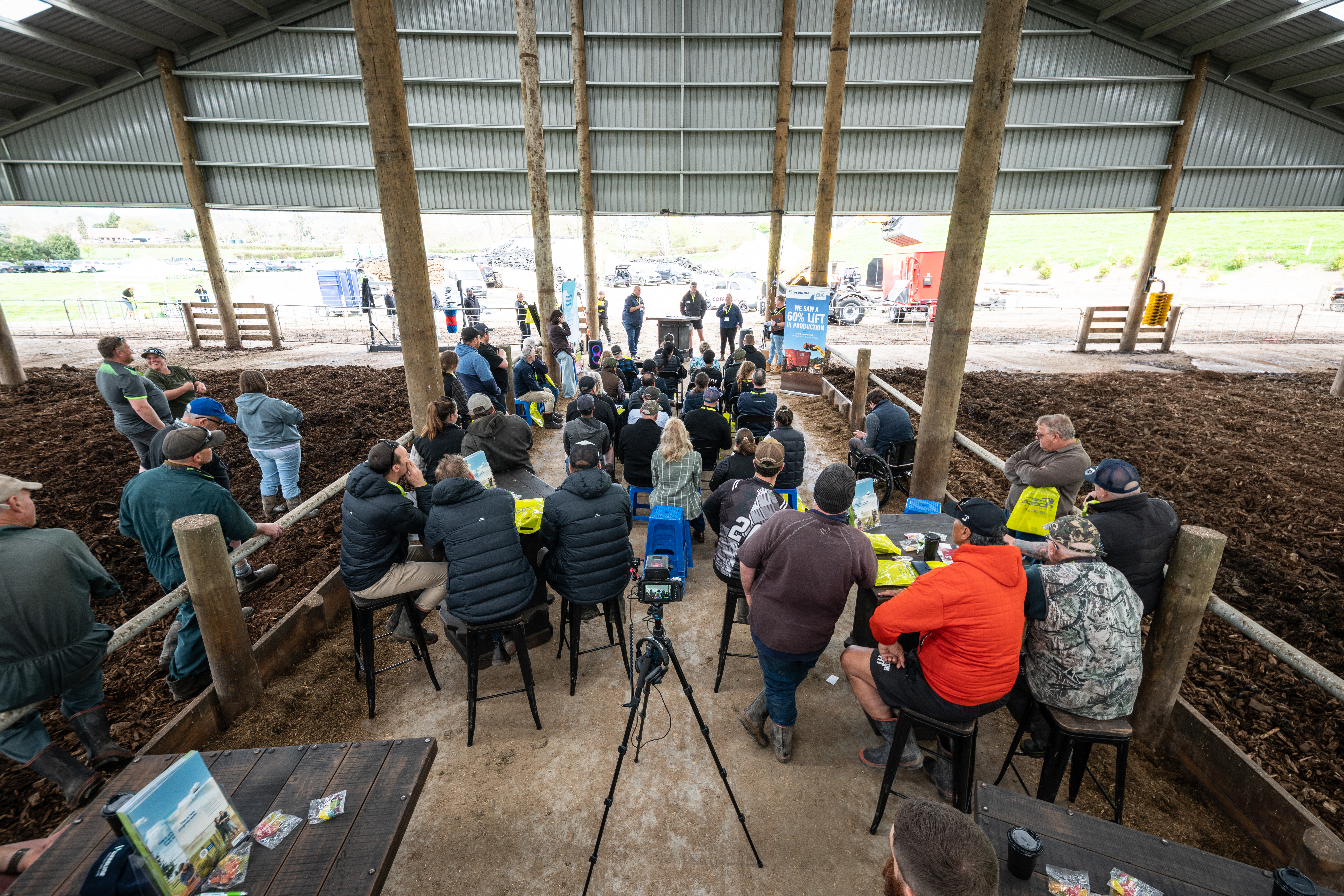 People at Aztech roadshow in Waikato