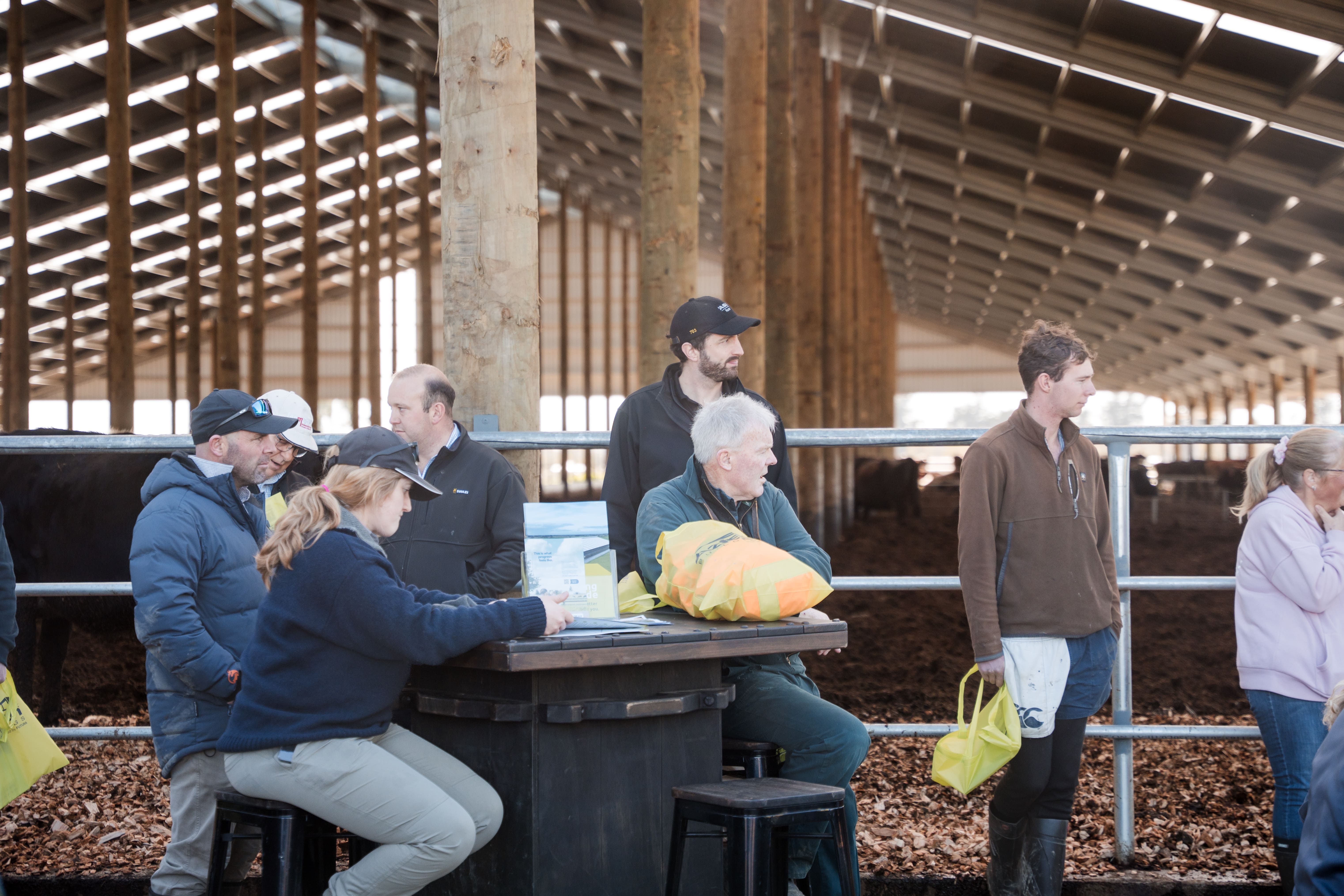 People at the Invercargill Composting Barn Roadshow